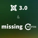 Missing reCaptcha in Joomla 3 problem solved