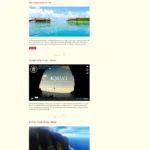 Aloha responsive travel WordPress theme blog view