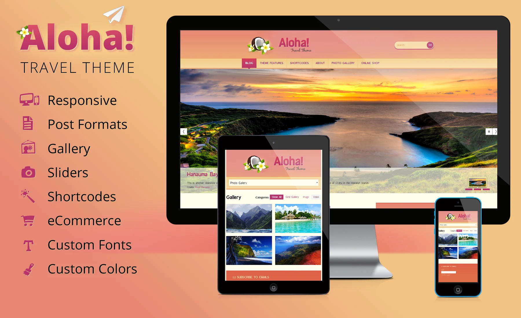 Aloha - A Responsive Travel & Lifestyle Blog Theme