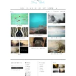 Tiny Boat website-template for artists creatives portfolio gallery WordPress