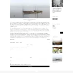 Minimalist WordPress theme for personal blog