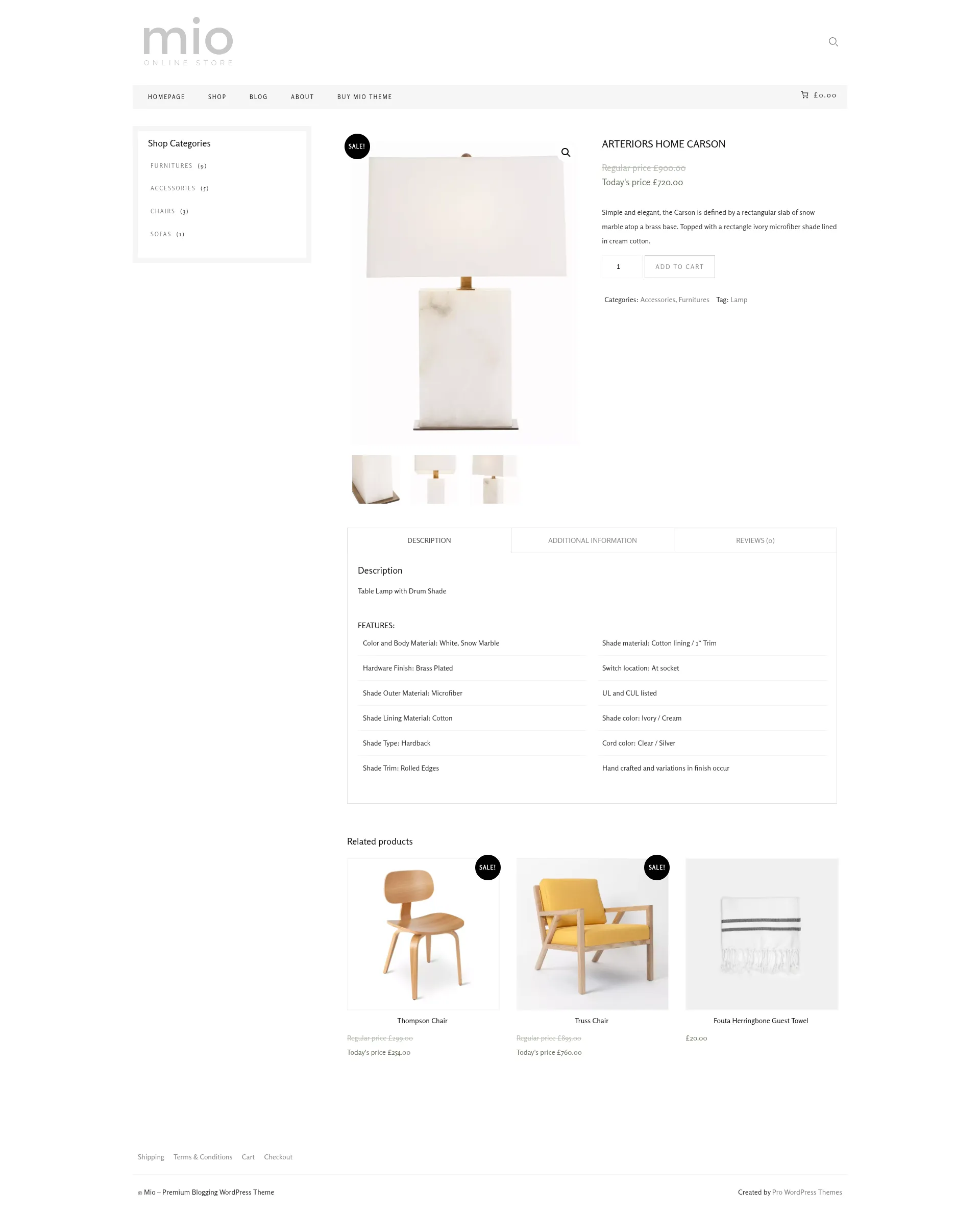 Mio Shop - Minimal WordPress eCommerce Theme