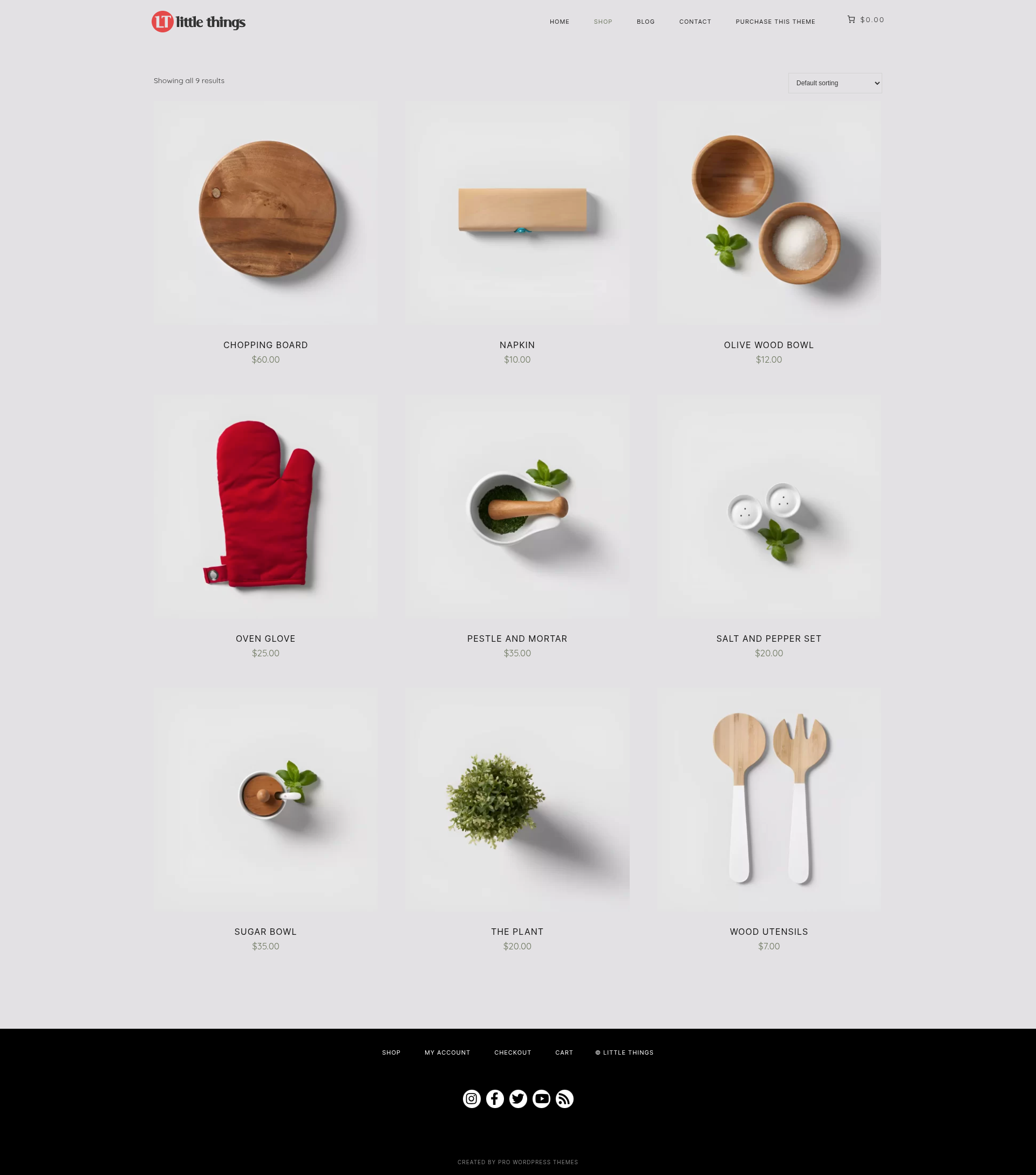 Little Things - Minimal Shop For WordPress & WooCommerce