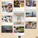 Food Recipes WordPress theme - rustic Food Factory template home page