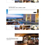 Topaz lifestyle website template for Wordpress full page