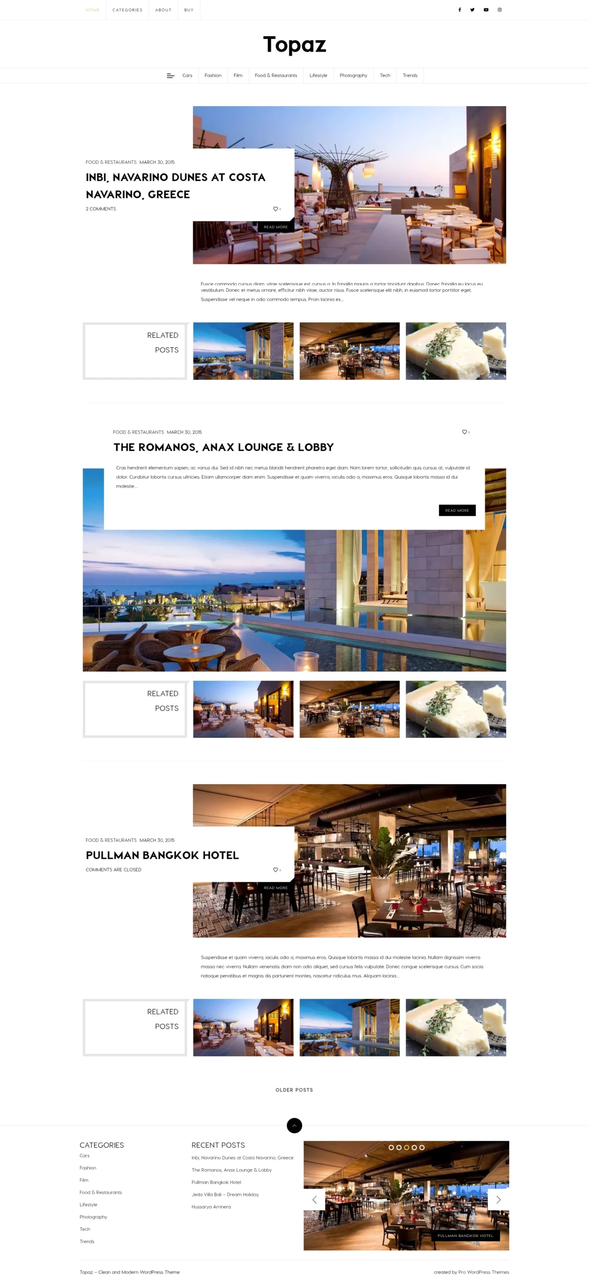 Topaz -  Magazine WordPress Theme