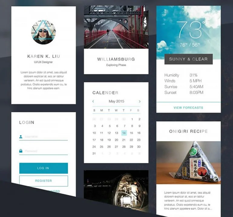 Clean Aesthetic UI Design