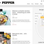 Salt and Pepper Website Template - Layout Options
