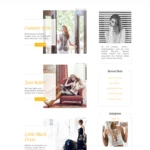 Cattleya Lifestyle Fashion Blog Template WordPress Home page View