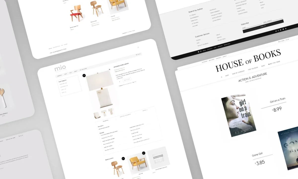 ecommerce WordPress themes - WooCommerce support